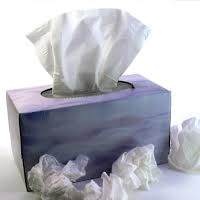 tissues after masturbation