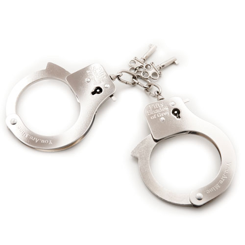 Fifty Shades Of Grey You Are Mine Metal Handcuffs